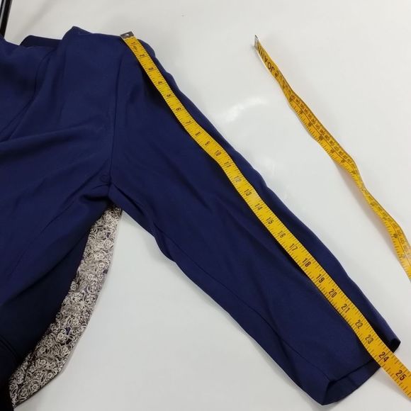 Dani Max Vintage Rayon Blend Vest Padded Shoulder Blazer - Picture 11 of 13